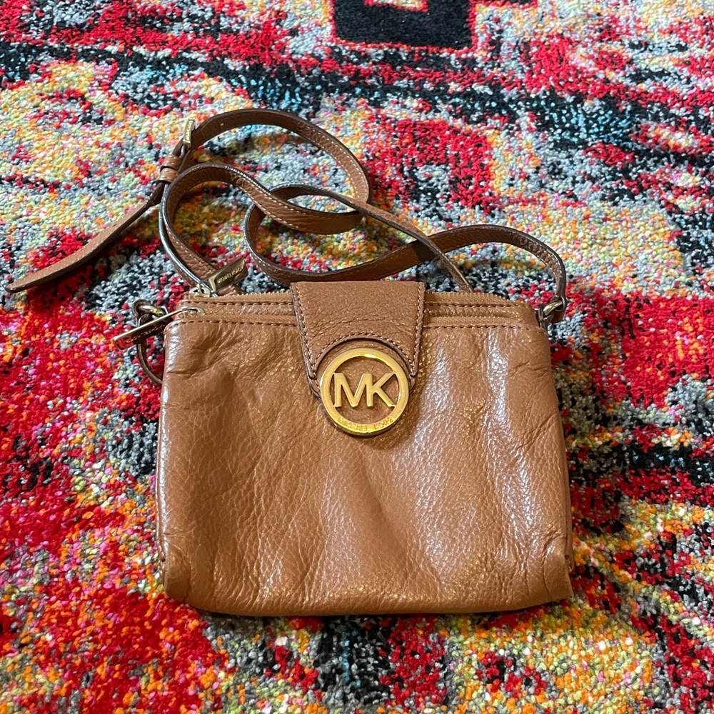 Michael Kors Crossbody Bag in Brown Leather
